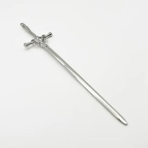 Silver Sword Hair Stick - Hair Styling Accessory